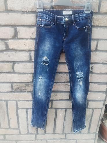 kamel kaputi: Stradivarius farmerke, veličina S. - Model: skinny/uzane nogavice - — 6