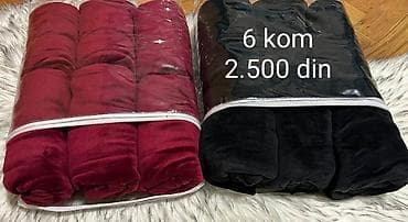 Textile: 🍃Navlake za stolice🍃 🍃Paket sadrži 6 komada 🍃Materijal-pliš 🍃Cena-2500 — 10