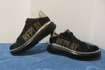 c a papuce: Replay, 36, bоја - Crna — 1