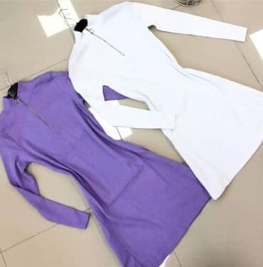 c a haljine 2022: Color - Purple, Long sleeves — 1