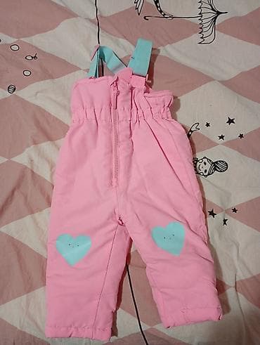 kupaci sa majicom: Dečiji zimski komplet – jakna i ski pantalone broj 80, može i 86 veći — 2