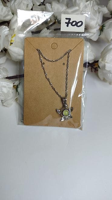 sat fossil cena: Srebrnkasti lančić sa priveskom kornjače - Materijal: metal u — 2