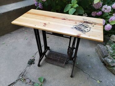 nameštaj đorđević: Singer vintage sto unikat 90*39 cm visina stola 73.5 cm debljina — 2