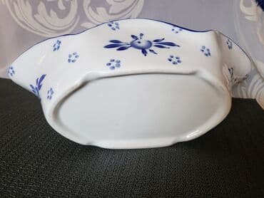 vece solje: Porcelanska,nova,vintaz korpa,rucno oslikana. Nova veca korpa — 12
