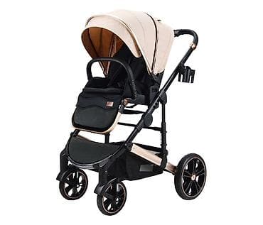 poklanjam kolica za bebe: BBO MegaMove Set – 2u1 kolica sa I-Size autosedištem, Latte (SKU — 4