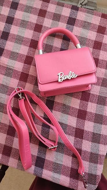 roze torbe ženske: Mini torbica “Barbie” – roze - Model: mala strukturalna torbica s — 1