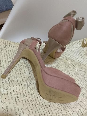 Pumps: Stileto potpetice,rose boja,Novo,velicina 40.Cena 1400 — 6