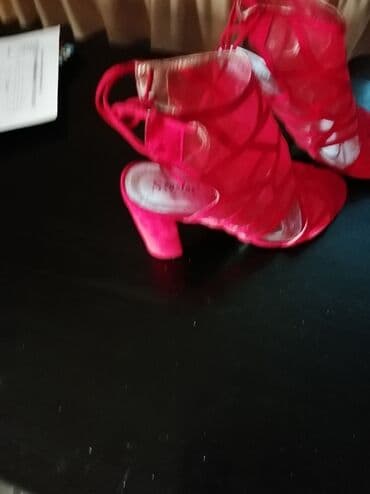 crne sandale platforma: Sandale, 38.5 — 1