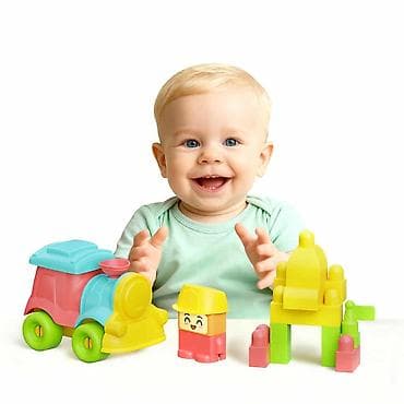 kamioni igracke: Meki konstrukcioni blokovi – Soft Bloki Blocks (24 delova) - — 9