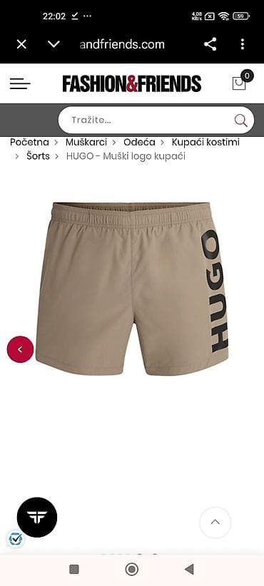 gospodin kraba: Bermude i šortsevi Boss, bоја - Žuta — 3