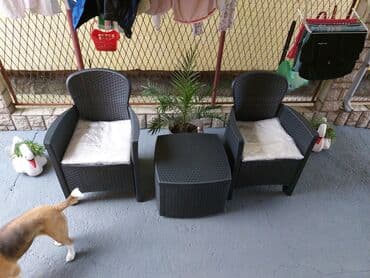 Garden set, Plastic, color - Black, New