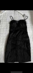 Sakoi: Crna elegantna haljina, veličina S. - Kroj: uska/mini, bez bretela — 2