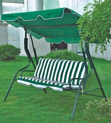 mega maxi bastenski namestaj: Baštenska ljuljaška Dimenzije 170x110x153 cm Materijal izrade : čelik — 2