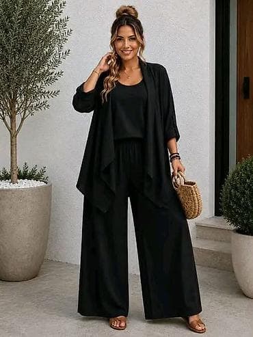 din 2690: Ženski trodelni komplet – ležerni chic 2XL 3XL 4XL Cena : 3.400 — 5
