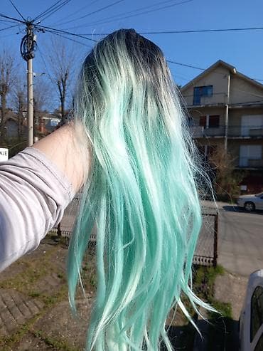 canda c: Duga perika – pastelno roze ombré - Boja: svetloružičasta sa tamnijim — 5