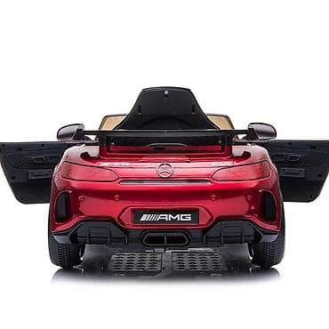 polovni deciji automobili na akumulator: Dečiji automobil na akumulator – Mercedes GT R AMG, crvena Šifra — 3