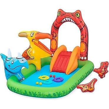 divna voda: 05. 🦖🌴 BESTWAY Dečiji bazen igraonica DINO 🦕💦 Pretvorite dvorište u — 2