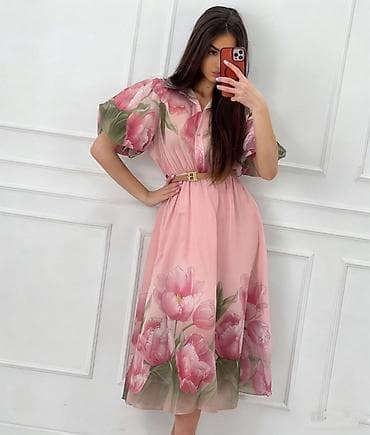 ivet haljina: 🔥Ženska midi haljina sa cvetnim printom
✅2700 din
S M L — 4