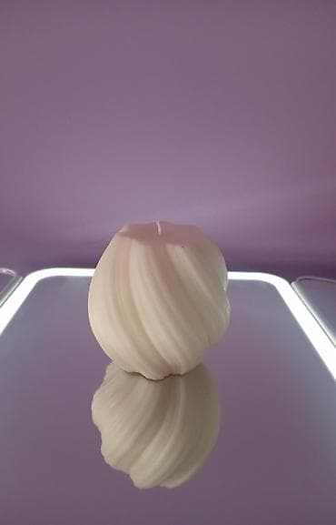 sve za kucu cacak: Dekorativna sveća – skulpturalni “twist” dizajn - Elegantna okrugla — 1