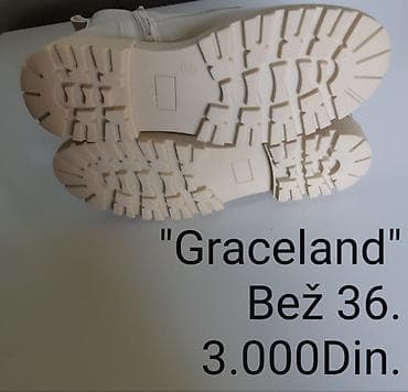 gucci papuce zenske: Nove Graceland ženske čizme, broj 36 - Boja: Bež - Model: gležnjače — 8