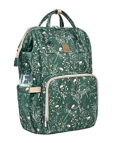 nike školski ranac: KikkaBoo Torba za mame Siena Lux Secret Garden – Deep Green (šifra — 3