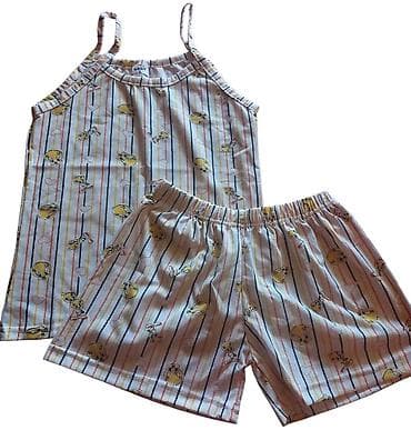 Ženske pidžama set – top na bretele + šorts - Dvodijelni set za