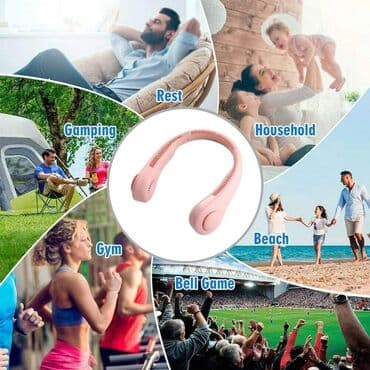 metro ventilatori: Cena 1.700 dinara Mini prenosivi ventilator za vrat bez lopatica USB — 8