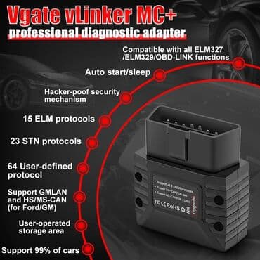 merac pritiska u gumama: Vgate vLinker MC + V2.2 Bluetooth 4.0 OBD2 BimmerCode FORScan Auto — 9