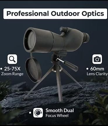 dnevno noćna optika: Profesionalni teleskop za posmatranje na otvorenom – 25–75x - Zoom — 1
