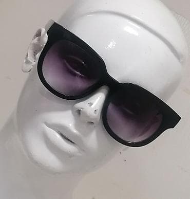 Accessories: Moderne uniseks naočare za sunce – crni ram, ljubičasto-gradijentna — 3