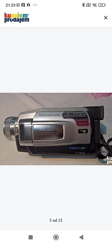 daljinski za tv sony: Panasonic miniDV kamkorder sa preklopnim LCD ekranom - Format — 5