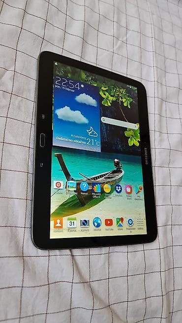 polovni laptopovi do 100 evra: Samsung Galaxy Tab (serija Tab 3/Tab 4 – 10.1") — crni - Ekran: 10.1 — 2