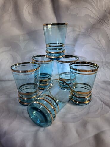 nespresso soljice za kafu: Case nove Bohemija kristal iz 70ih. za zestoko pice. Komada. 6 — 1