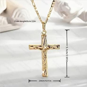 ogrlice od drveta: Lancic sa krsticem
1950 din — 3