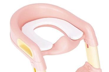 gornji ugaoni kuhinjski element: Adapter za WC šolju za decu sa stepenikom – EcoToys, pink Šifra — 6
