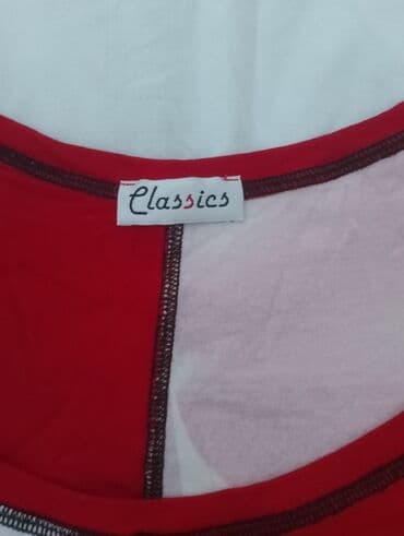 haljine 44 broj: One size, Pamuk, Cvetni, Jednobojni, bоја - Crvena — 2