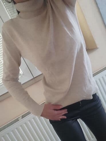 zara kozne helanke: S (EU 36), Cotton, Single-colored, color - Beige — 3