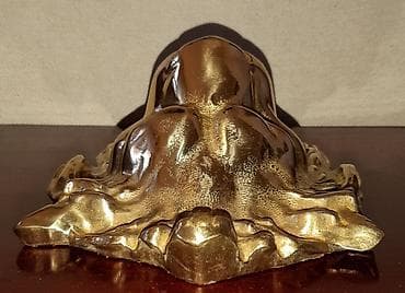 Ostali antikviteti: Vintage LAV Mesingana ukrasna zidna skulptura ili kucalo za vrata — 6