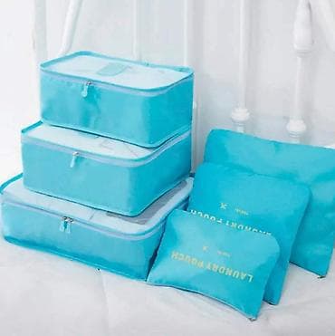 obuca snizenje: Set organizera za putovanja – 6 delova (YUMO Travel) Opis: - Komplet — 2