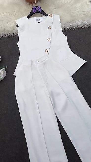 air force bez: ✅Elegantna ženska dvodelna kombinacija bez rukava – top sa — 6