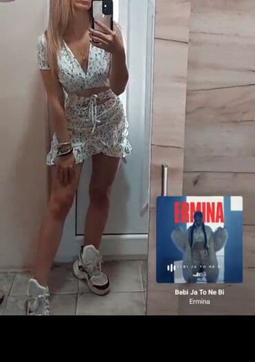 Sakoi: S (EU 36), bоја - Bela, Oversize, Kratkih rukava — 1