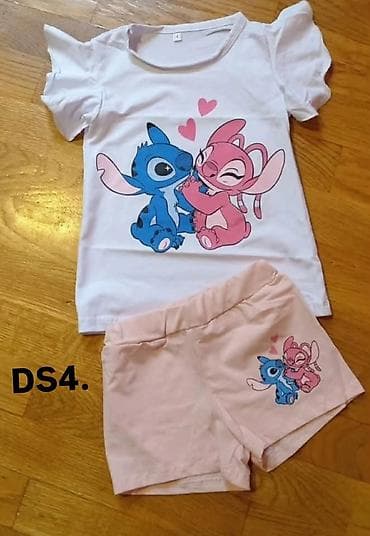 kenzo majice: 🌸 Presladak dečiji komplet 🌸 Majica i šorts sa omiljenim crtanim — 1