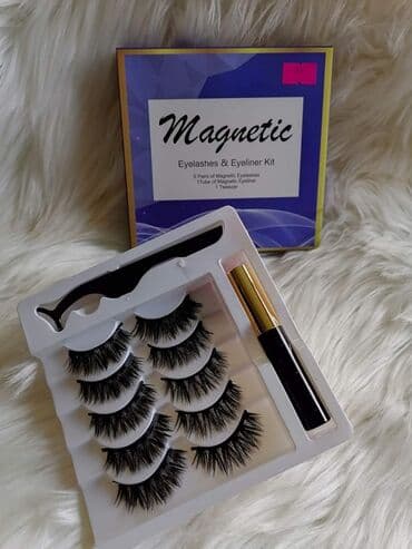 magnetni ajlajner: HIT CENA 1400 dinara 🧲Magnetne trepavice set + magnetni ajlajner Set — 5