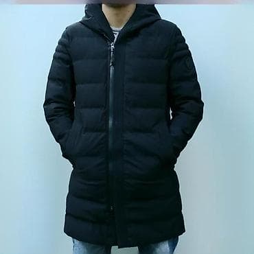 kosulja i pantalone: Muška zimska parka – crna - Duga silueta do sredine butina, ravnog — 3