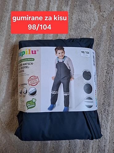 Ostale dečije stvari: Dečje gumirane pantalone za kišu – Lupilu - Model: Kinder-Matsch- und — 1