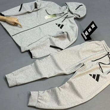 Men's Clothing: Set, S, Adidas, color - White, Cotton — 4