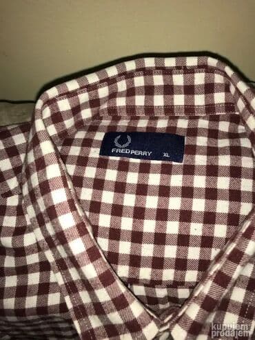 ziaja piling za lice: Košulja Na duge rukave, XL, Fred Perry, bоја - Šareno, Pamuk — 1
