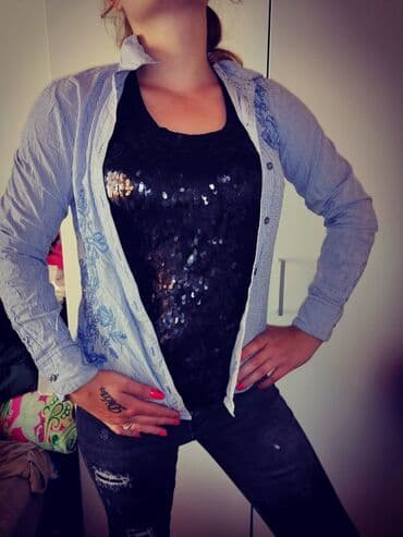 krem pantalone i bela kosulja: Shirts — 1