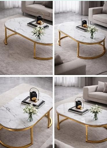 Kitchen furniture: 3900 RSD Ovalni klub sto luksuznog izgleda Prodajem klub sto sa — 1