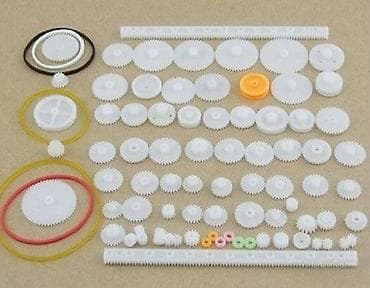 suknjica od tila: Set zupčanika – 75 delova - Univerzalni komplet plastičnih zupčanika — 1